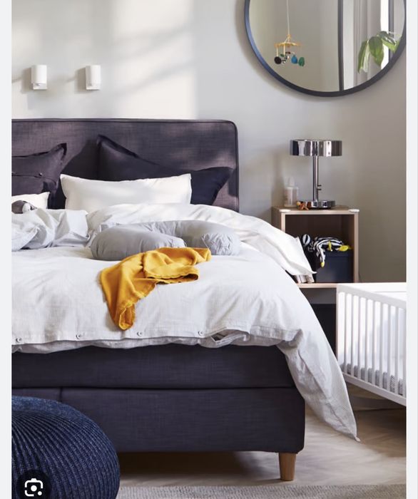 Cama continental Ikea DUNVIK 180x200