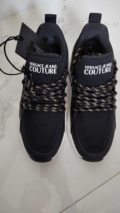 Sneakersy Versace Jeans Couture czarny, złoty 38