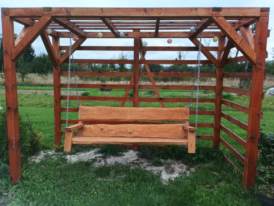 Huśtawka ogrodowa duża, Pergola