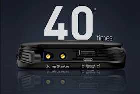 Booster carregador emergência baterias carro 12V power bank USB e lanterna NOVO