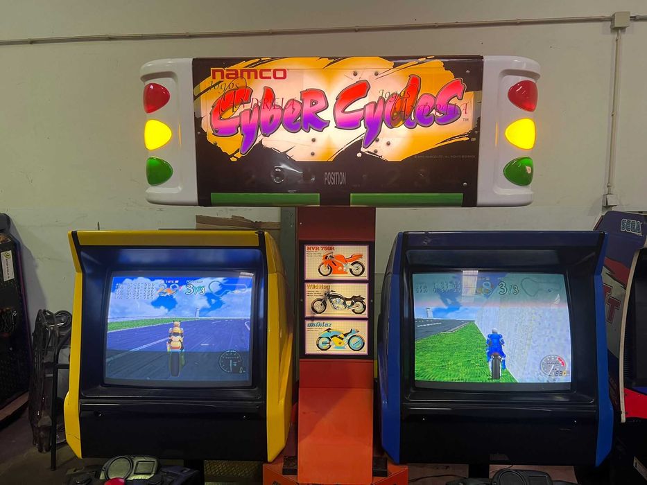 Namco Cyber Cycles Arcade Simulador