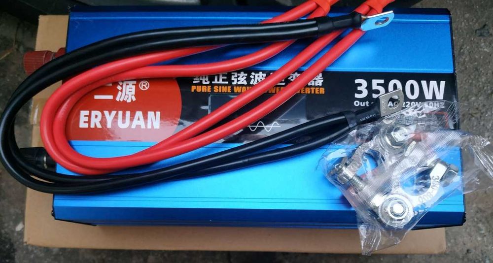 Інвертор Инвертор Преобразователь с чистой синусоидой 12v 3500w LCD