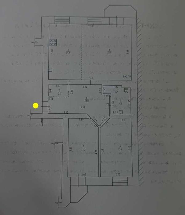 ‼️Центр‼️ 3 кімнатна квартира-студія, 87 м², топова локація