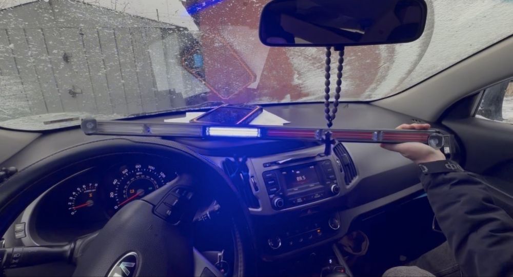 Продам стробоскоп красно синяя 1м+