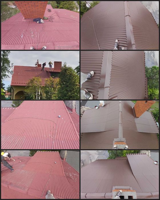 Malowanie dachu dachów elewacji krycie papą mycie czyszczenieGWARANCJA