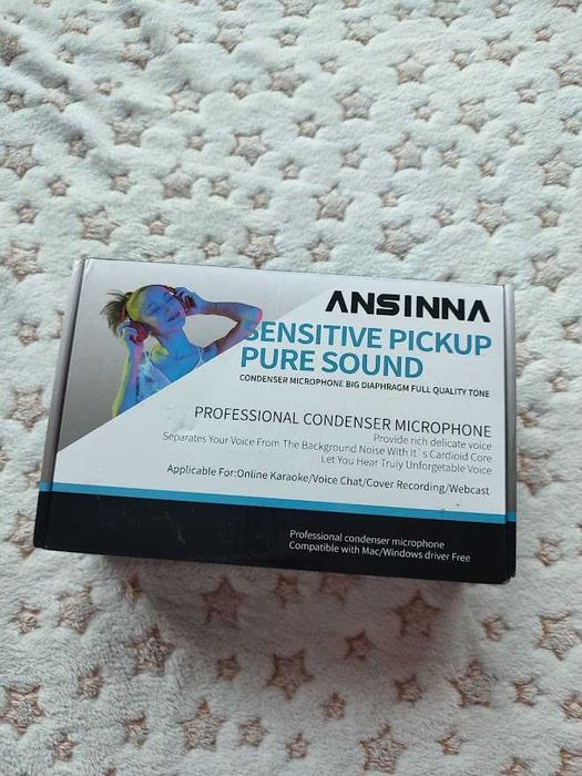 Mikrofon Pojemnościowy Ze Statywem BM858