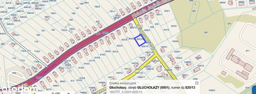 Działka budowlana 691 m² ul. Królowej Jadwigi