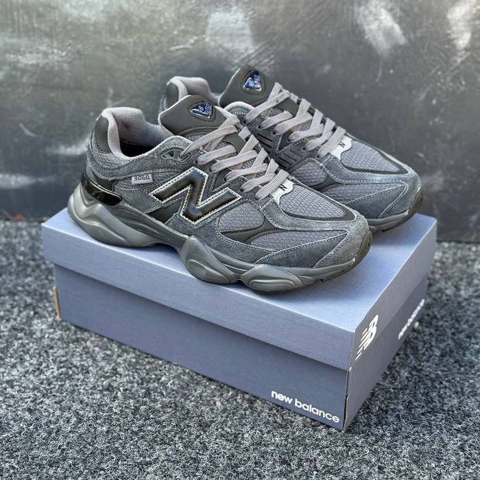 Кросівки осінні-зимові New Balance 9060 Gore-Tex Grey premium | Кроссовки чоловічі