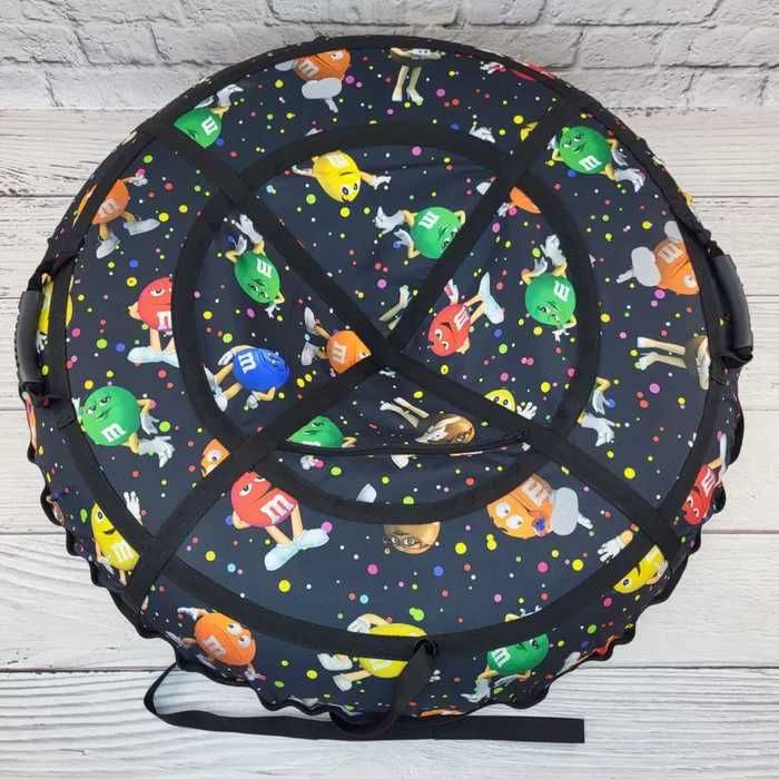 Надувні Санки - Ватрушка 100-120см Тюбинг Зірки 2026 З КАМЕРОЮ