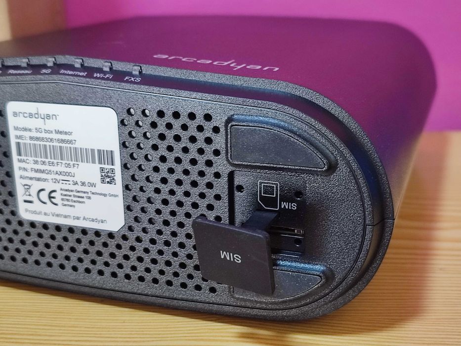 Router 5G Arcadyan SIM Livre 4x rj45