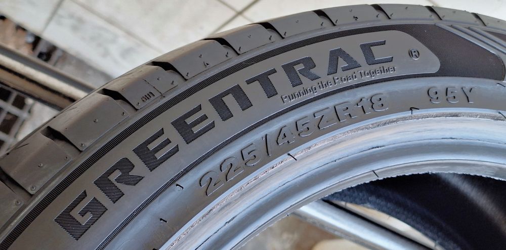 1x 225/45R18 Greentrac Quest-X 2026r C/A/70dB  JAK NOWE 200zł/szt
