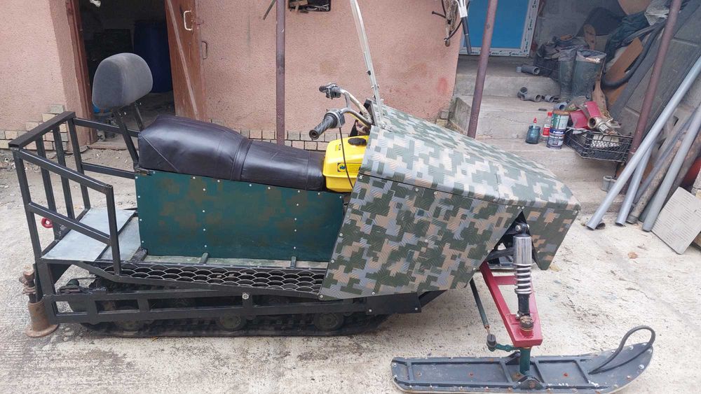 Саморобний снігохід