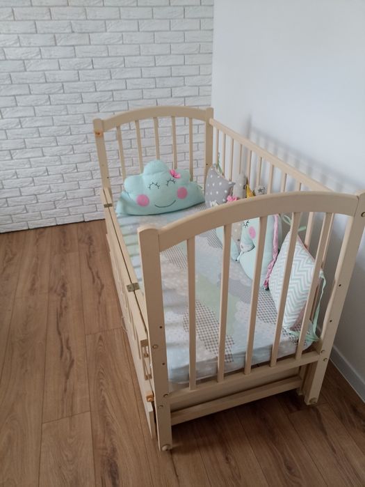 Ліжечко 120×60 для немовляти + матрац | Ціна знижена