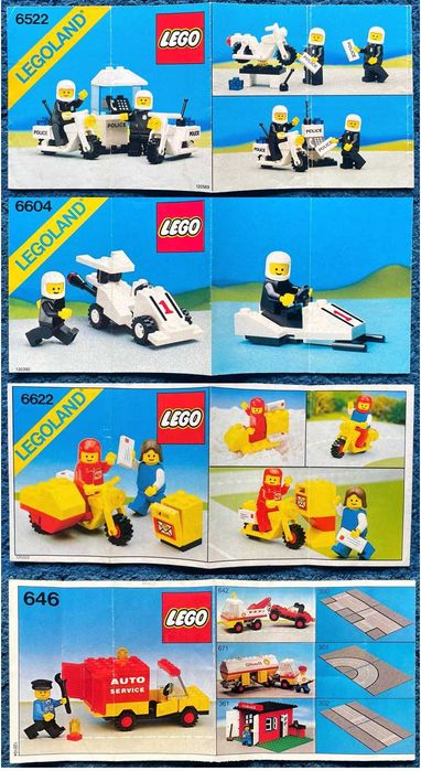 Lego - Livros de instruções (vários)