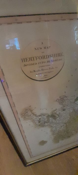 Stara mapa oryginał 222 lata