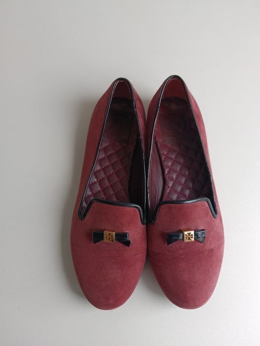 Замшеві лофери Tory Burch