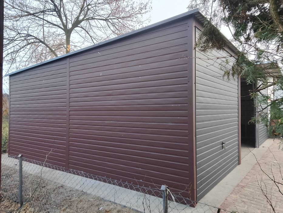 Garaż blaszany 9x6 Profil