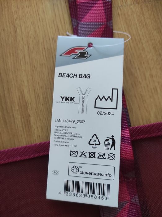 Torba plażowa z saszerką