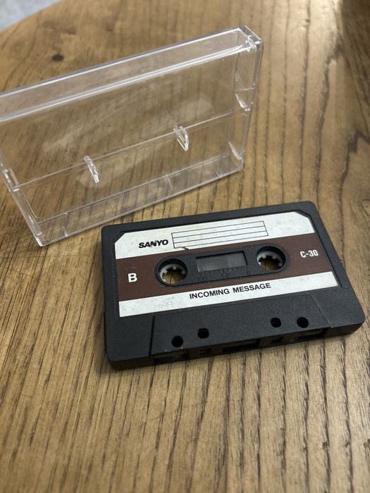 Cassete incoming message sanyo