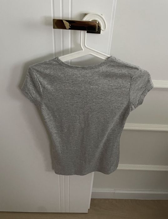 Szary t-shirt z napisem Berlin Primark XXS