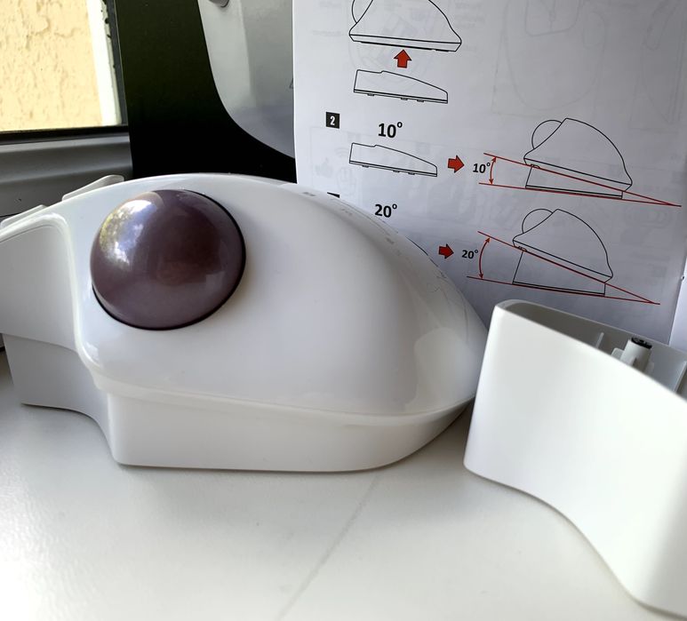 Беспроводной эргономичный трекбол Perixx PERIMICE-720 W Bluetooth/USB