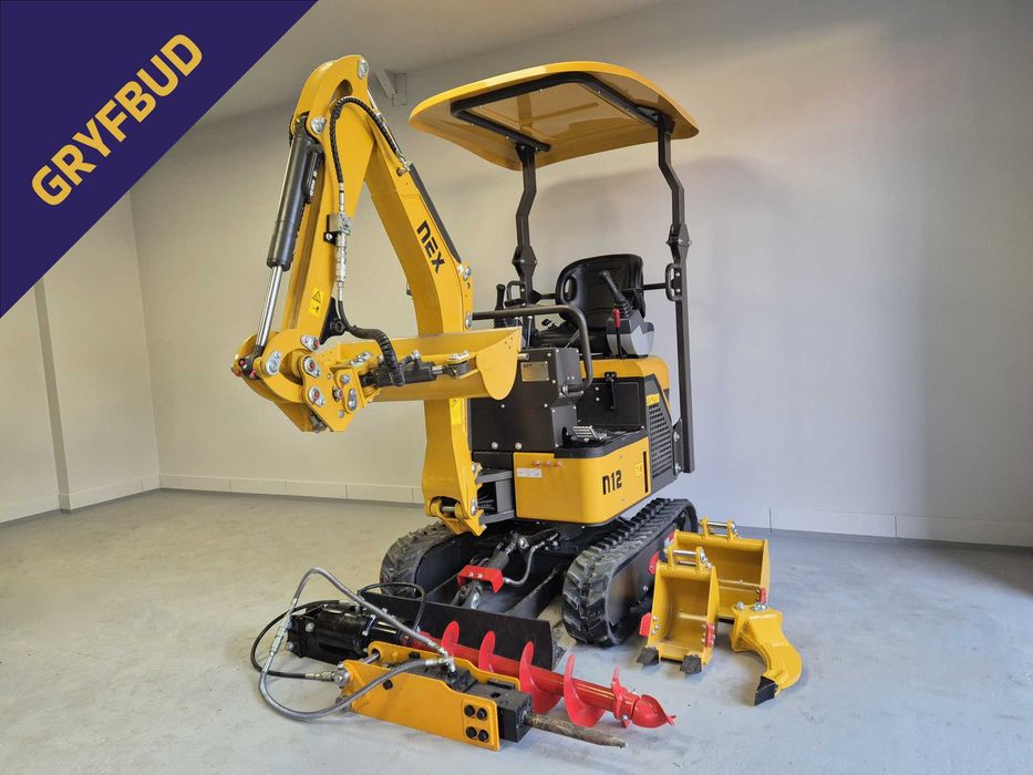 Wypożyczalnia Minikoparka Koparka, świder, spych, młot wynajem Miechów