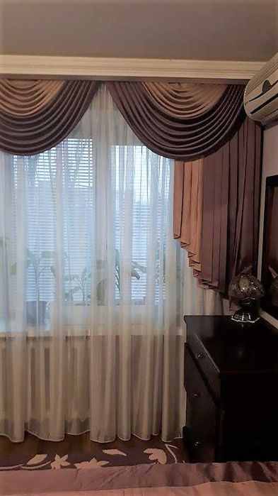 Покривало + шторы