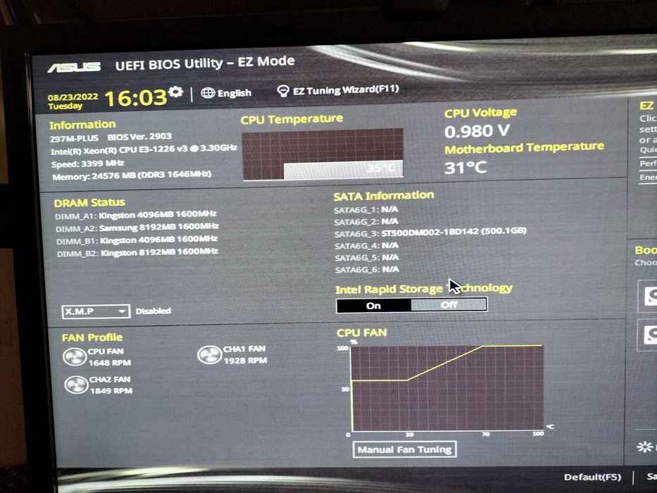 Motherboard Processador Xeon E1226
