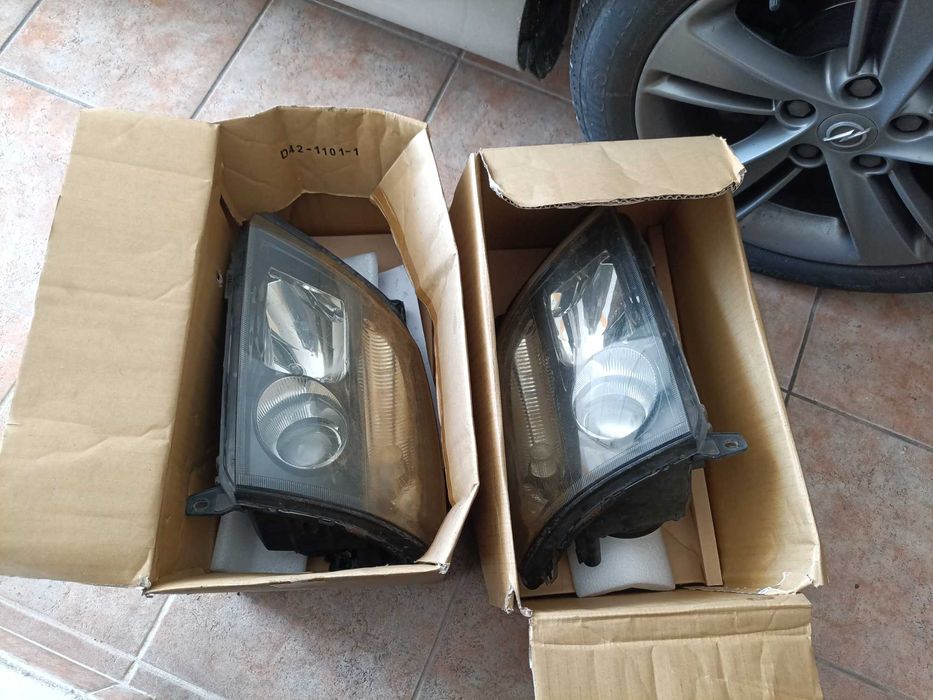 Opel Vectra C peças faróis grelhas e outros elementos