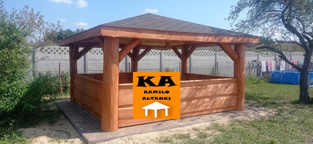 Altanka, Altana, Altanki, Altany na grubym balu ogrodowe