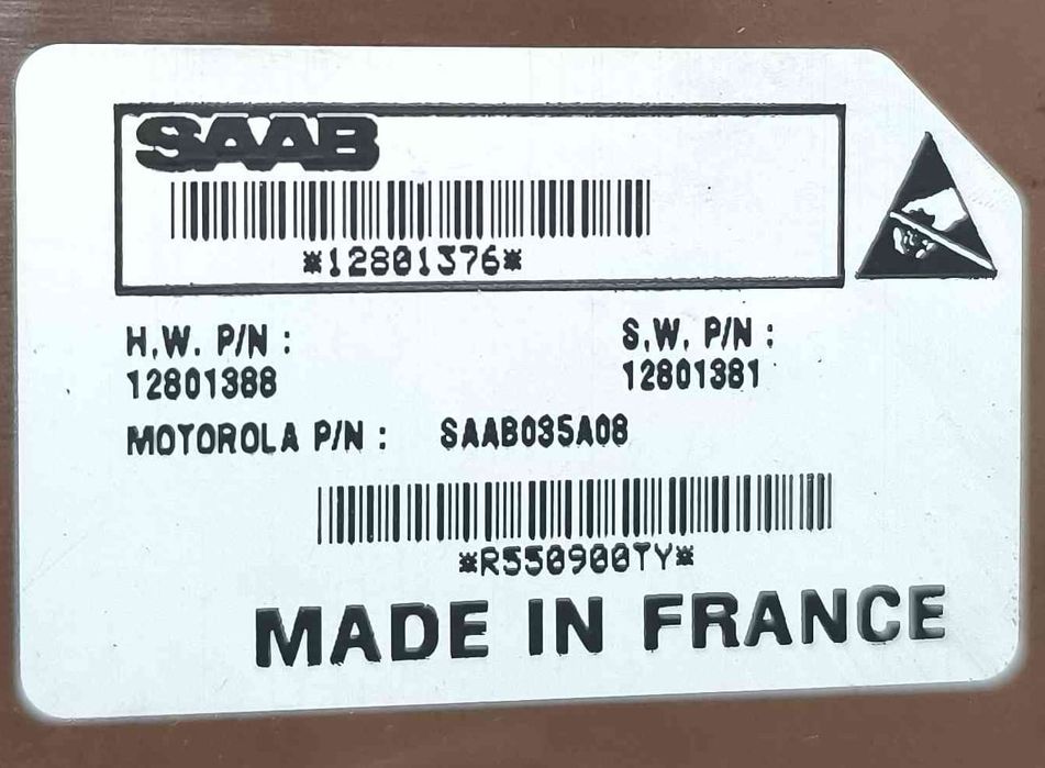 Comando / Botão / Interruptor Vidros Frente Direito 12801388 - SAAB 9-3