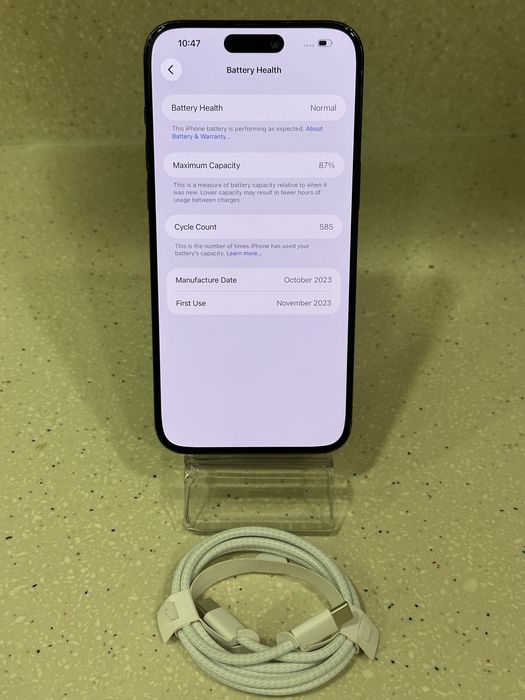 iPhone 15 Pro Max 256GB – Titânio Azul