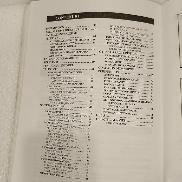 Manual de instruções TV Bluesky TD 5598  PT ING FRA ITA ESP