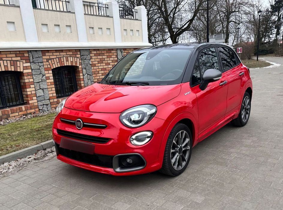 Fiat 500X SALON POLSKA 2021 jak nowy 18.700 km automat skóry kamera SPORT 150 KM