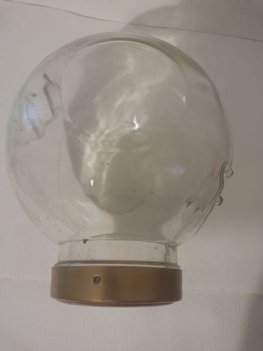 Raro Frasco Baleiro Antigo de Mercearia 3kg – Edição Vintage Caravelle (Tampa em Metal com avião)