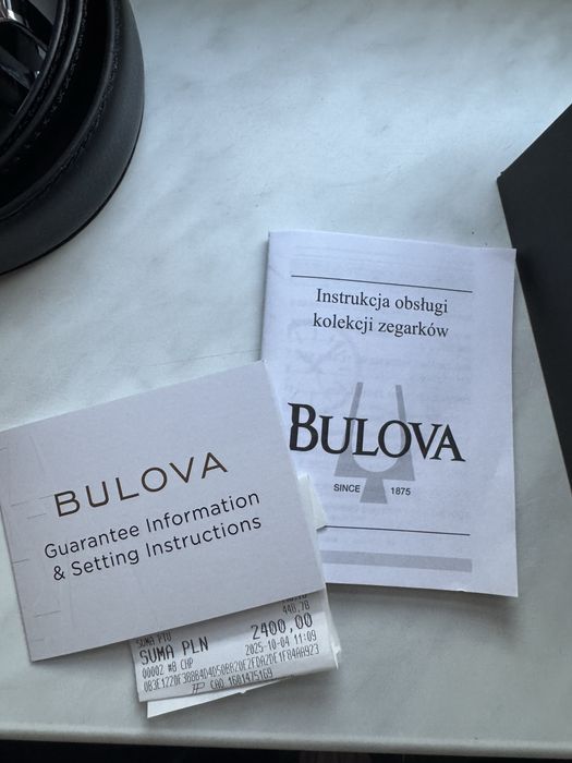 Zegarek Bulova Nowy gwarancja
