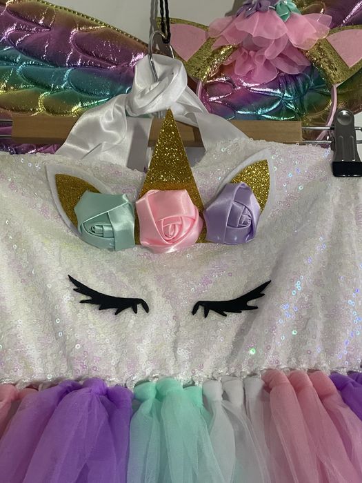 Новогоднее платье Единорожка новое