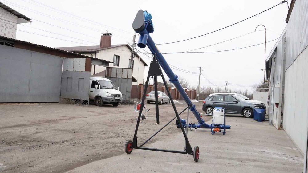 Шнековий навантажувач Ø219мм*8000*380В, швидке завантаження фур!