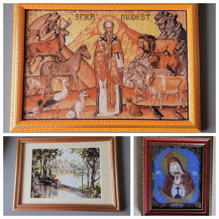 Вышивка "Святий Модест" покровитель тварин