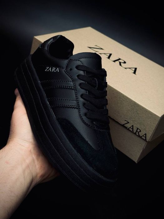 Черные женские красовки весна/Zara женские/зара кеды кросовки zara