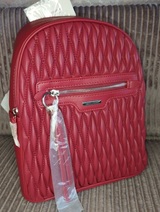 Рюкзак женский красный