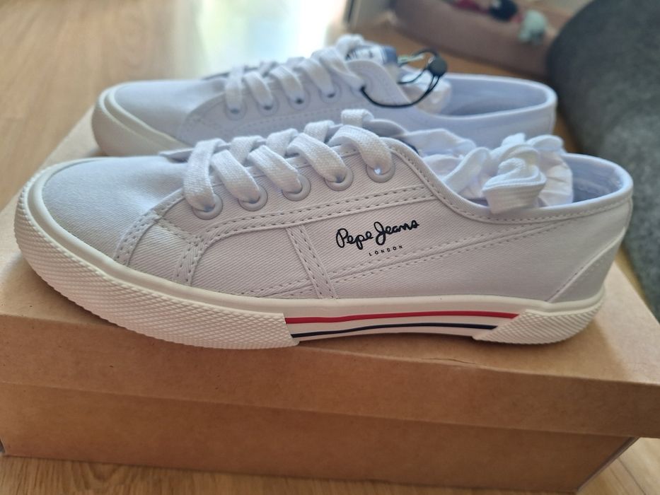 Ténis Pepe Jeans Mulher brancos tamanho 36