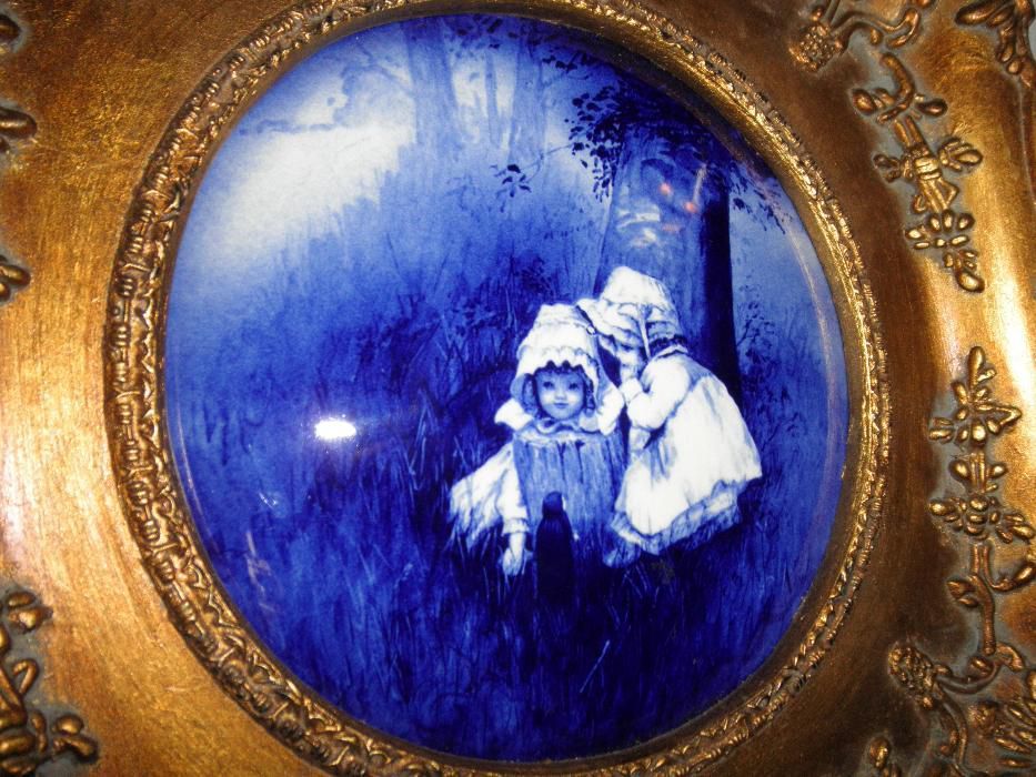 Quadro Faiança Azul Cobalto