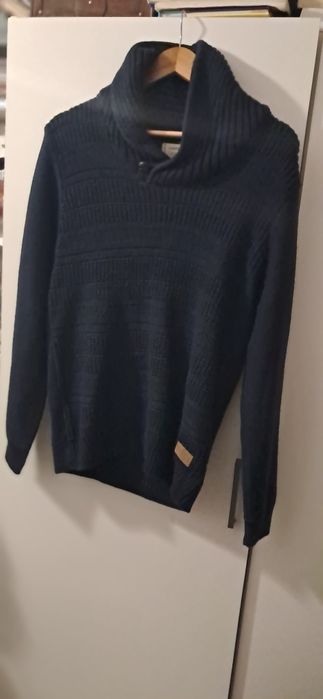 Sweter z dodatkiem wełny S