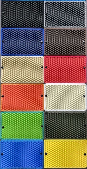 Коврики ЕВА шторки Opel Vivaro Опель Віваро 2001-23 передні 2 ряд 3ряд