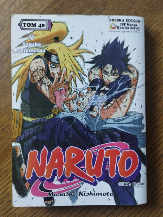 Naruto - manga 40,41,43,51 i 65