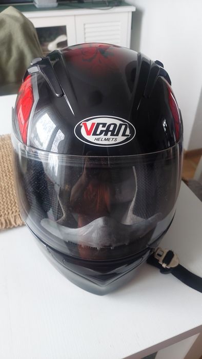 Kask motocyklowy Vcan