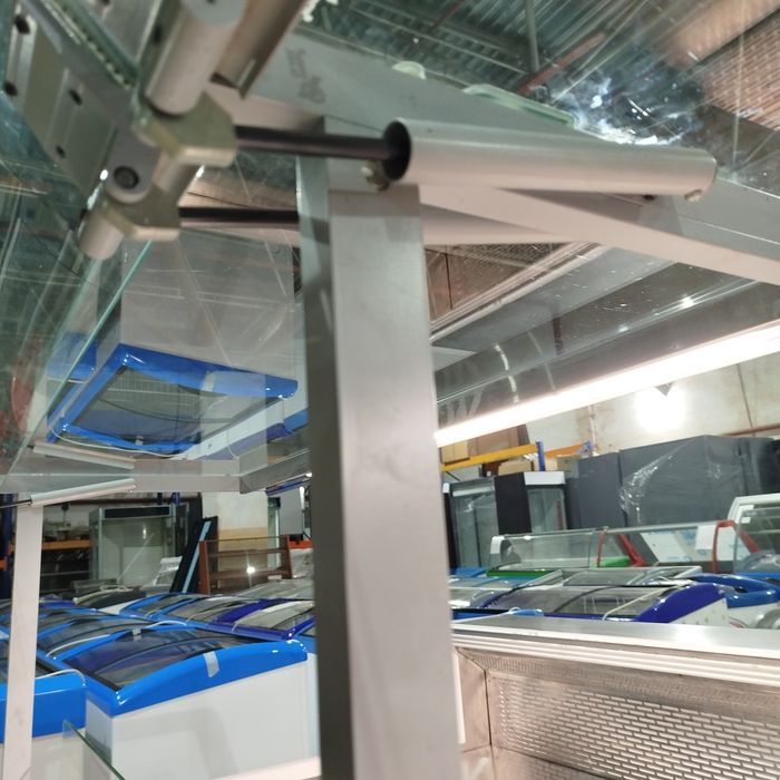 HiT LiNE Витрина Холод Универс МИССУРИ -5+5 НЕРЖ. 2.5 метр. Гидролифты