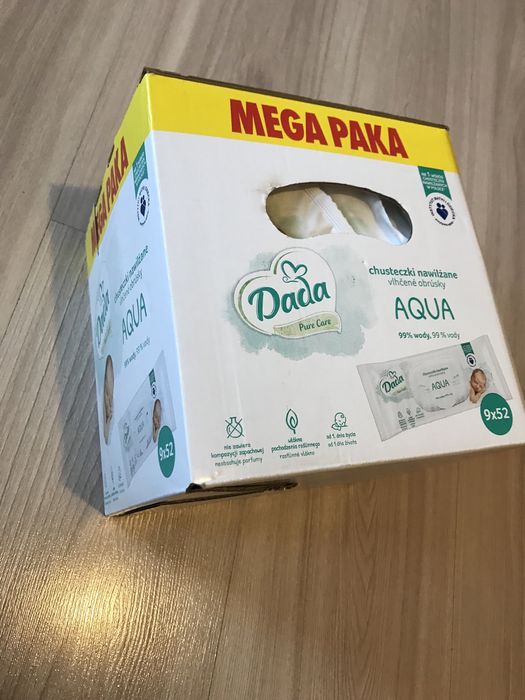 Aqua chusteczki nawilżane 9pak.Szybka wysyłka!