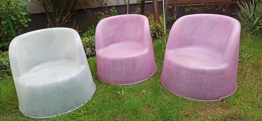 Fotele plastikowe IKEA KIMME